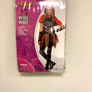 Wild wolfe spirit costume little red riding hood